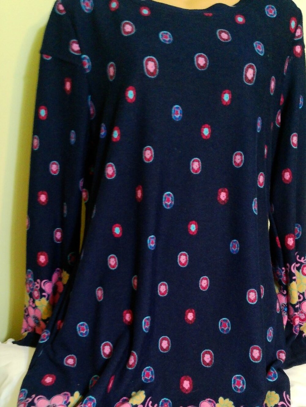 R & B DRESS SIZE XL GOOD CONDITION NAVY BLUE